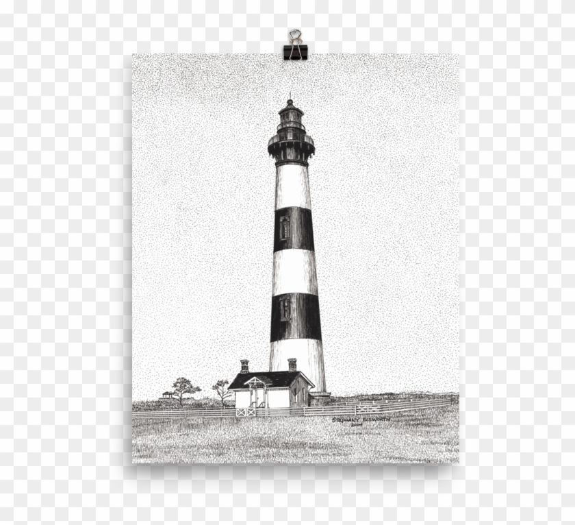 Bodie Island Lighthouse, Outer Banks, North Carolina - Bodie Island Lighthouse Bathmat #799280