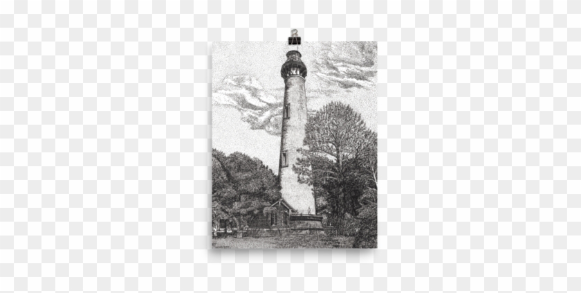 Currituck Beach Lighthouse, Outer Banks, North Carolina - Currituck Beach Lighthouse Drawing #799283