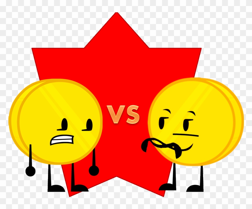 Cashy Vs Gold Coin By Objectchaosfan123 On Clipart - Cashy Vs Gold Coin By Objectchaosfan123 On Clipart #799392