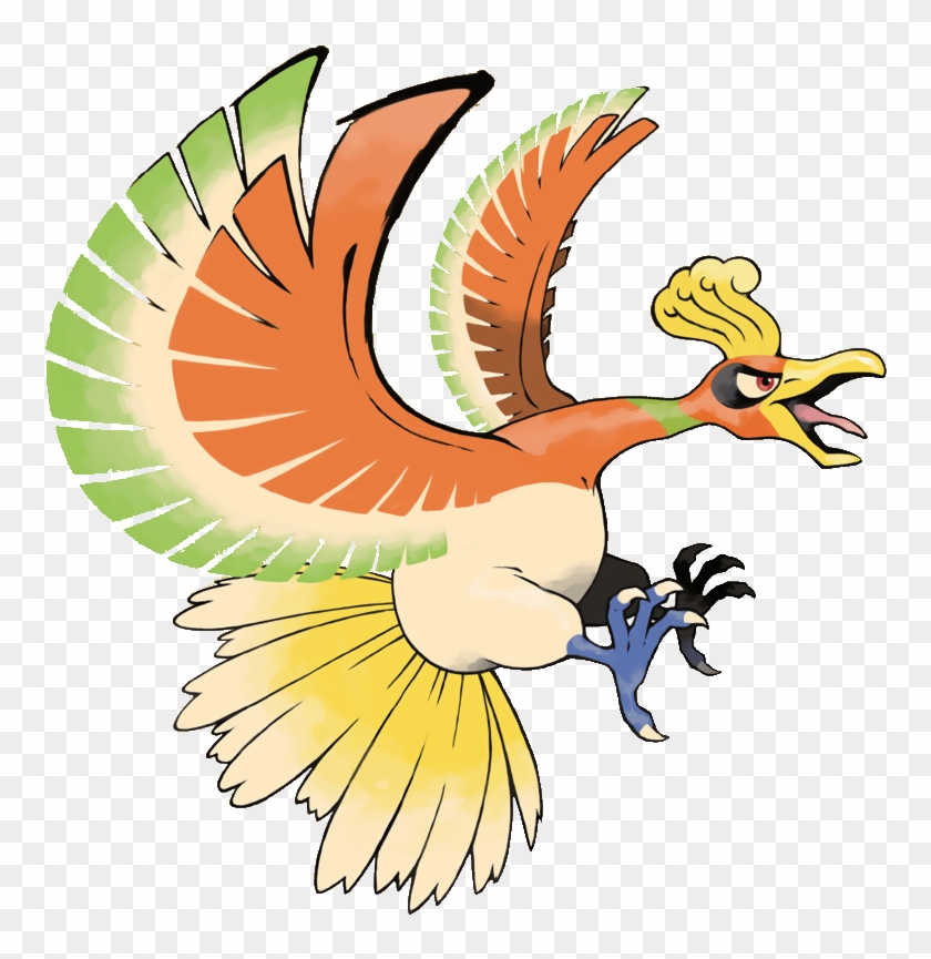 Ho-Oh Shiny Version by Xous54 on DeviantArt