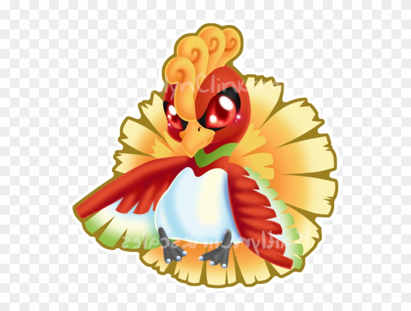 Ho-oh V3 By Clinkorz - Pokemon Ho Oh Chibi #799603