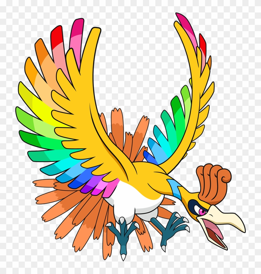 I recolored Ho-oh to actually be a Rainbow Pokemon. : r/pokemon