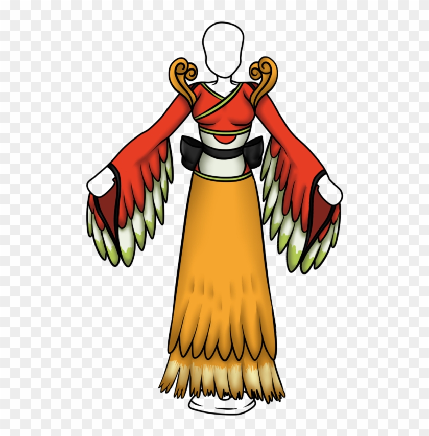 Ho-oh Dress By Calibaby11001 - Illustration #799719