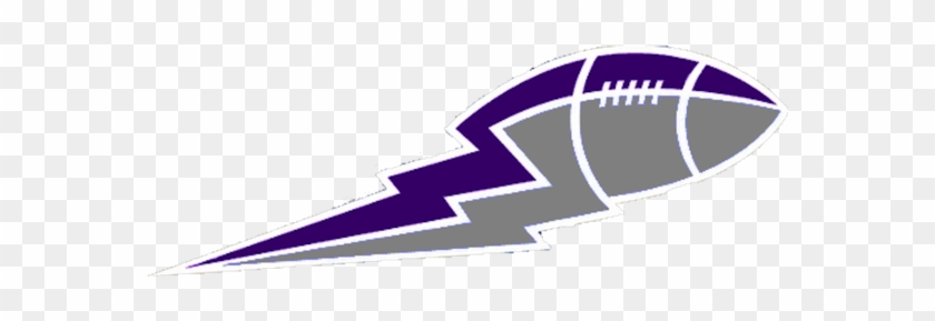 Football Clipart Purple - Lightning Football #799773