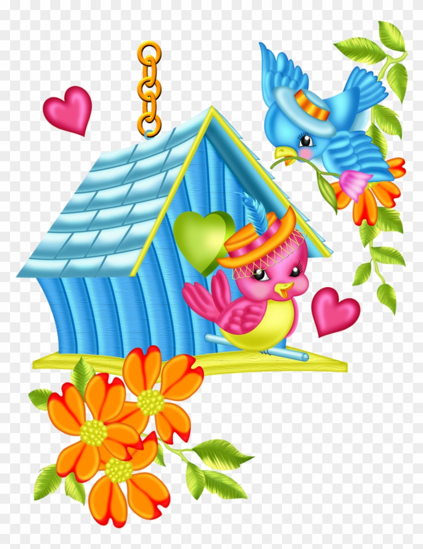 Love Birds Clipart Cartoon - Cartoon Image Of Beautiful Bird #799792