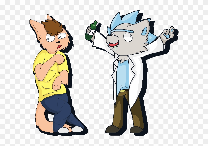 Rick N Morty Catified By Virus-vision - Cartoon #799878