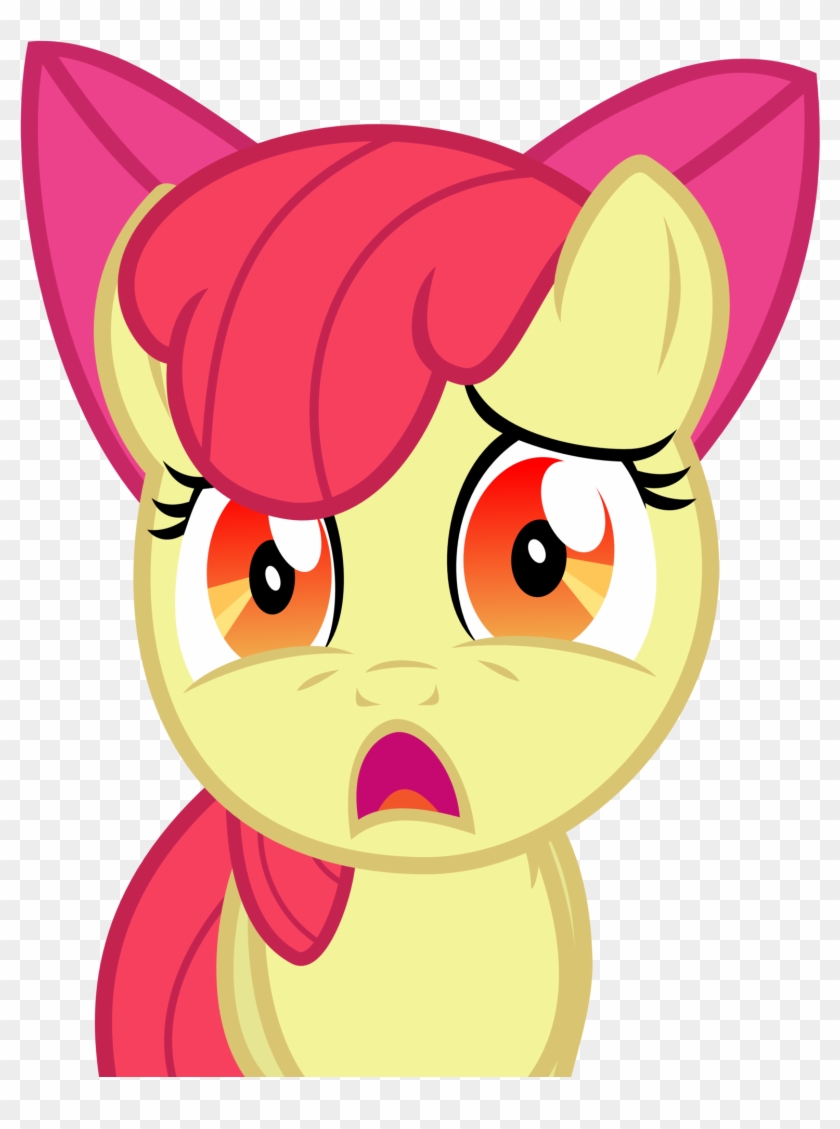 Apple Bloom Has Seen Some Things By The Smiling Pony - My Little Pony Apple Bloom Eye #799977