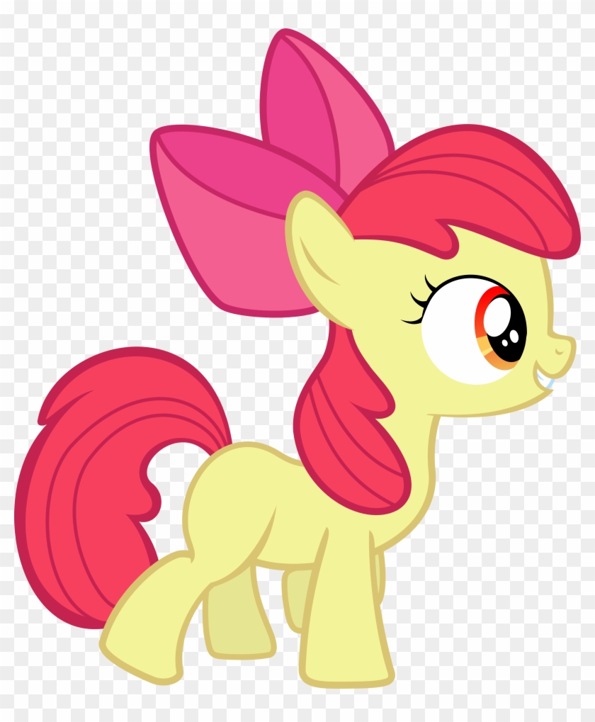 Apple Bloom With Her Cutie Mark - Apple Bloom With Cutie Mark #800030