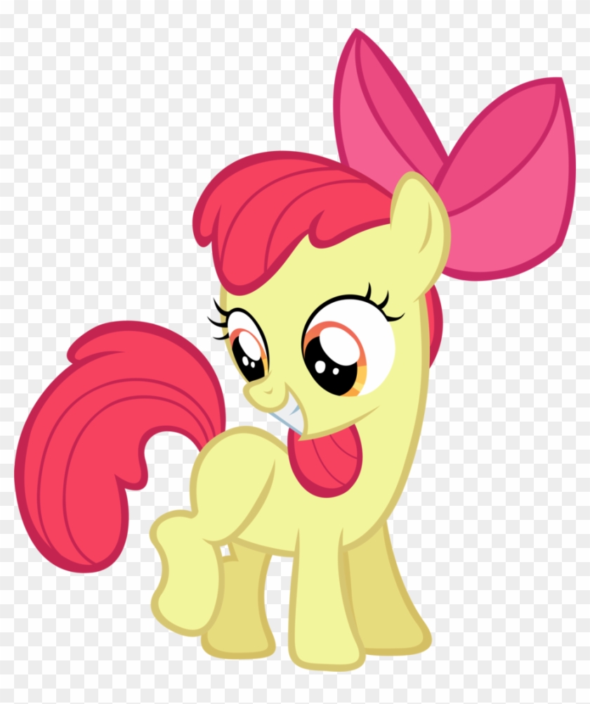 Request Smiling Applebloom Vector Iconpangbot Pangbot - Little Pony Friendship Is Magic #800038
