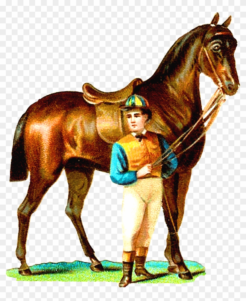 Pin Horse Racing Images Clip Art Free - Vintage Horse Racing Png #800039