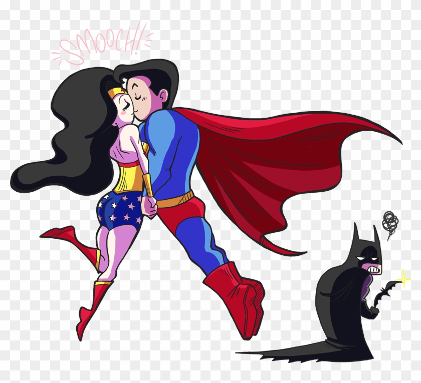 Drawn Superman Wonder Woman And Superman - Drawings Of Wonder Woman And Superman #800170
