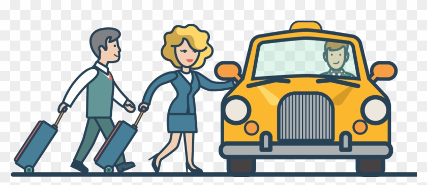 Car Taxi Clip Art - Car Taxi Clip Art #800189