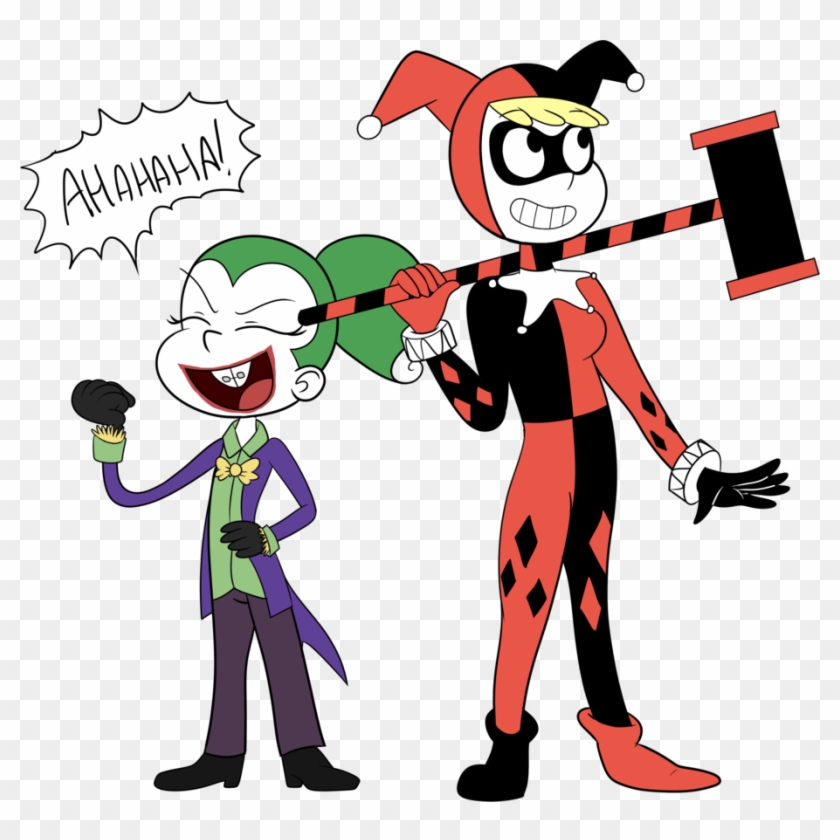 Joker And Quinn By Retroneb - Loud House Luan The Joker #800199