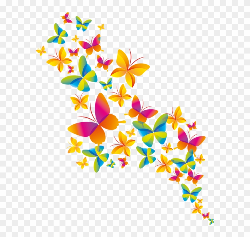 Butterfly Vector Background #800208