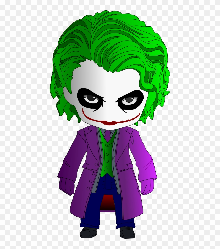 Chibi Joker By Invisibl3 - Heath Ledger Joker Chibi #800242