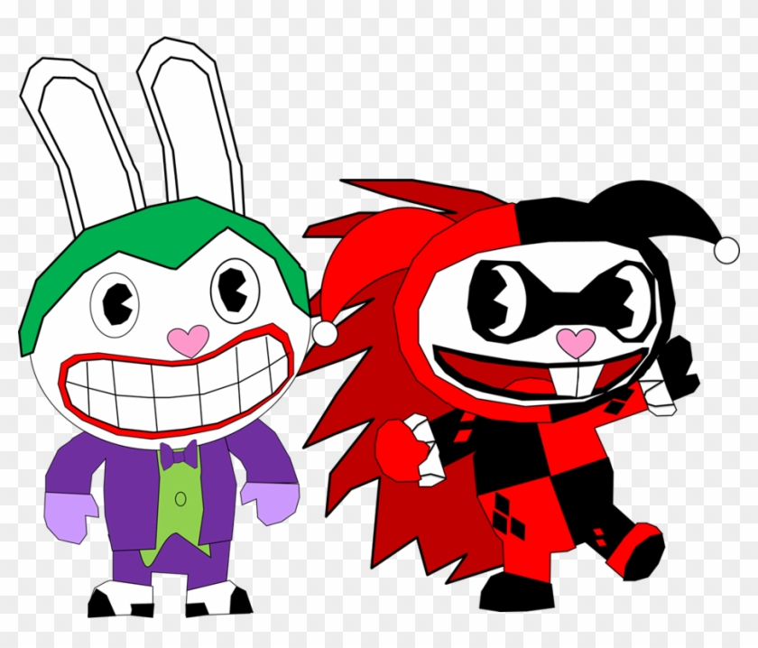 Cuddles And Flaky As The Joker And Harley Quinn By - Cartoon #800265