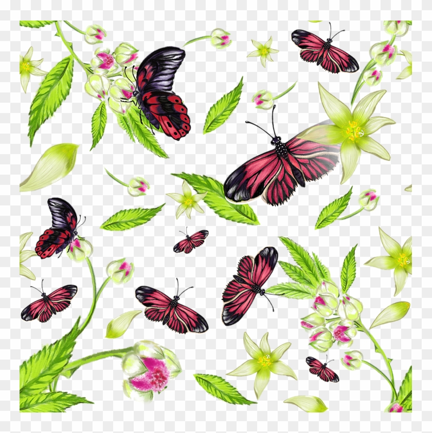 Rapport 2 Borboletas Pastel Seco - Butterfly #800292