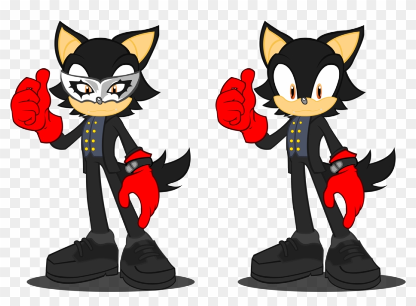 Joker/protagonist Sonic And Mlp Vector By Trungtranhaitrung - Sonic Forces Persona 5 Skin #800296