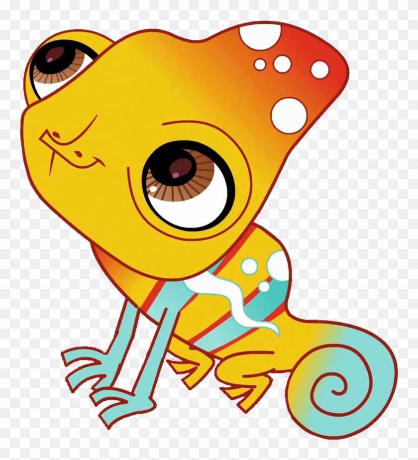 Delightful Lps Clip Art Medium Size - Littlest Pet Shop Chameleon #800381