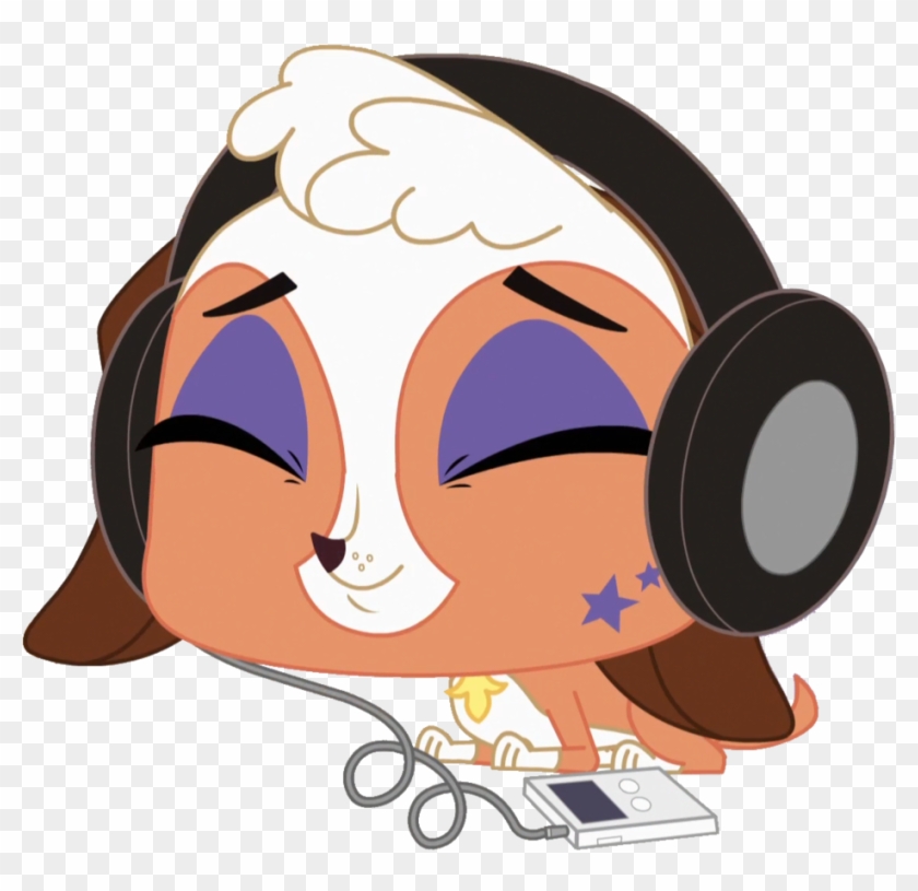 Amusing Lps Clip Art Medium Size - Littlest Pet Shop Headphones #800383