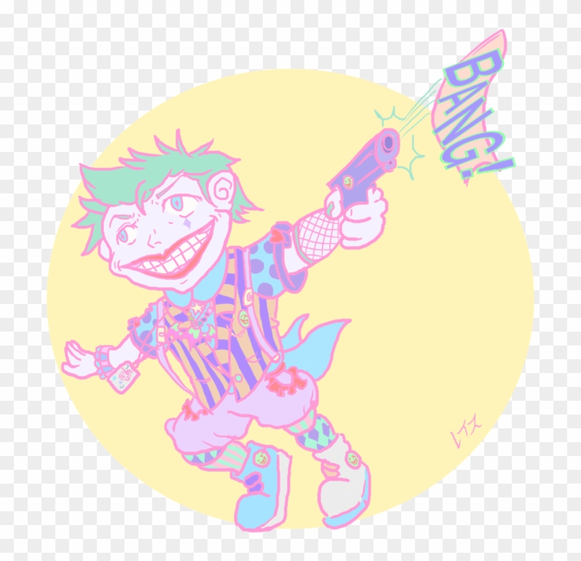 Pastel Joker By Reisuchan - Illustration #800410