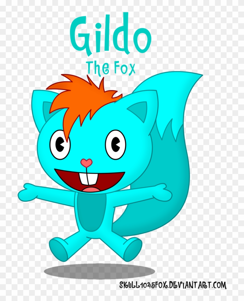 Htf Art-trade Gildo The Fox By Skull1045fox - Happy Tree Friends Fox #800486