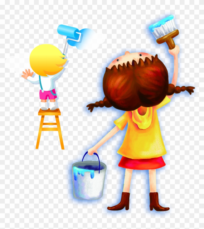 Painting Rainbow - Child Painting - Painting Rainbow - Child Painting #800556