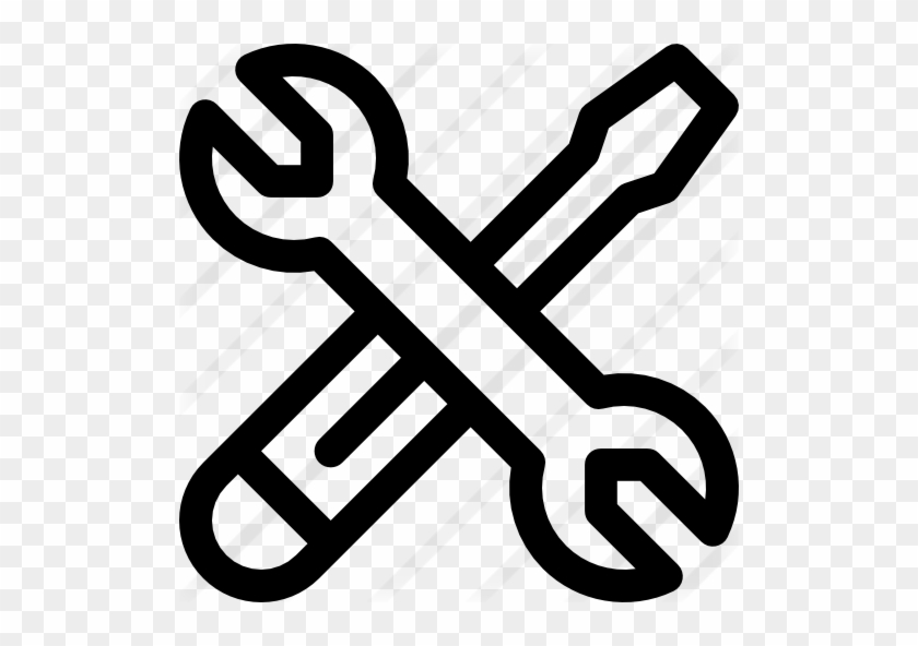 Repair Tools - Spanner And Screwdriver Icon #800514