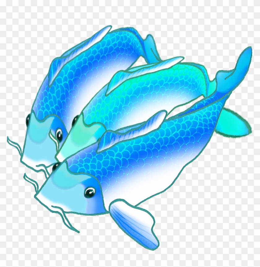 Three Blue Koi Fish - Keyword Research #800572