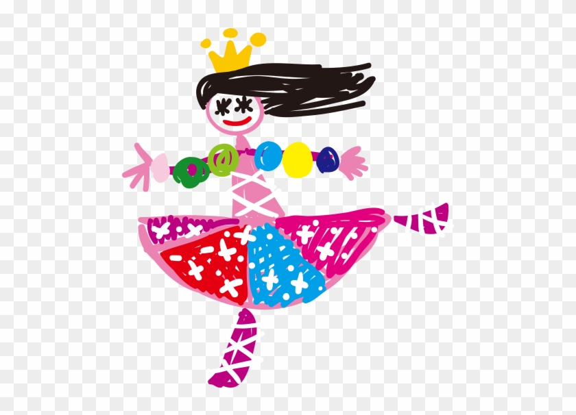 Vector Small Hand-painted Dancers - Vector Small Hand-painted Dancers #800599