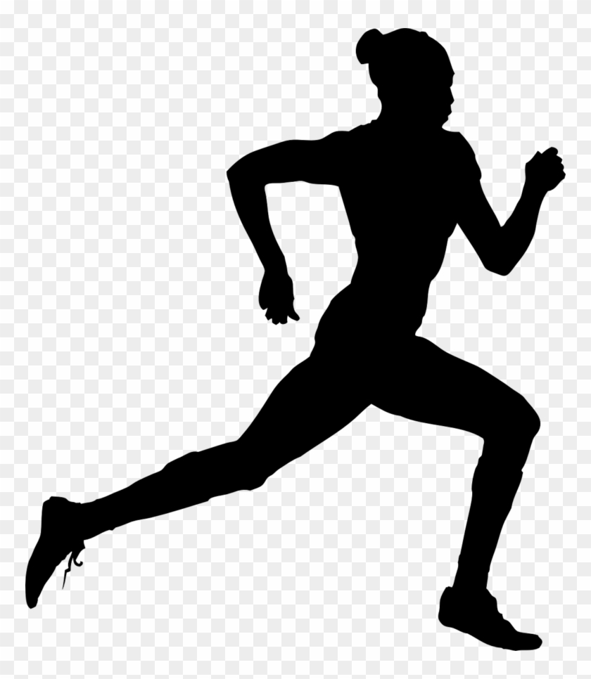 Running Clip Art - Track And Field Silhouette Png #800596