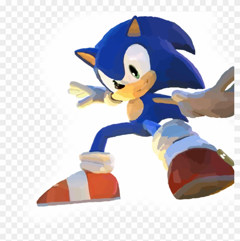 Sonic The Hedgehog Painting By Mtraon - Cartoon #800655