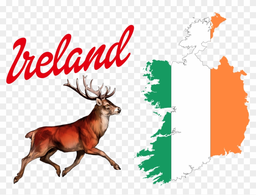 Flag Of Ireland Republic Of Ireland Map Irish Flag - Flag Of Ireland Republic Of Ireland Map Irish Flag #800712