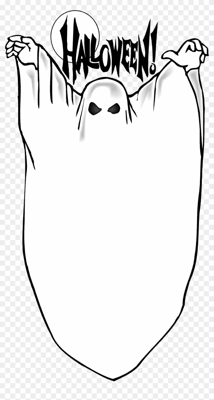 Illustration Of A Blank Ghost Frame With Halloween - Halloween #801109