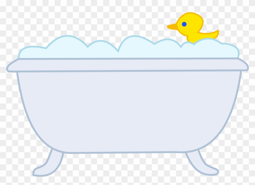 Bubble - Cartoon Bathtub With Bubbles #801118