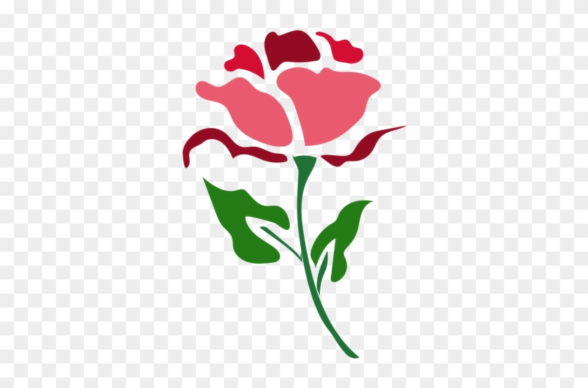 Red Rose Stem Icon Transparent Png - Rosas Vermelhas Em Um Fundo Branco #801114
