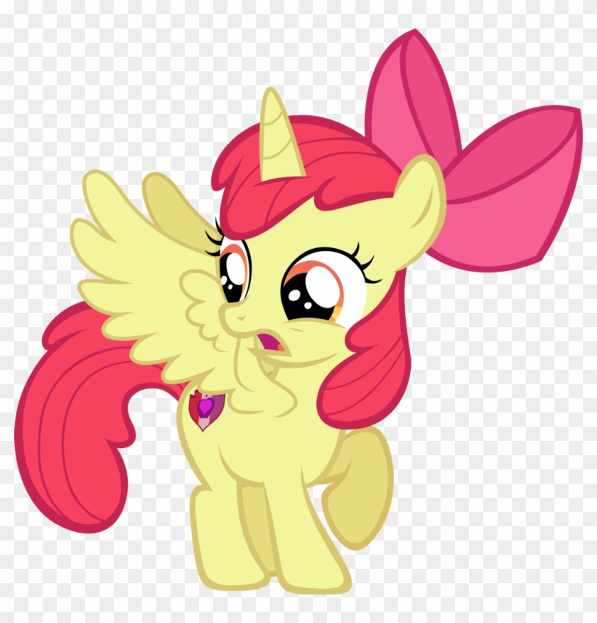 Applebloom Shocked Alicorn By Baronbronie Applebloom - Little Pony Friendship Is Magic #801142