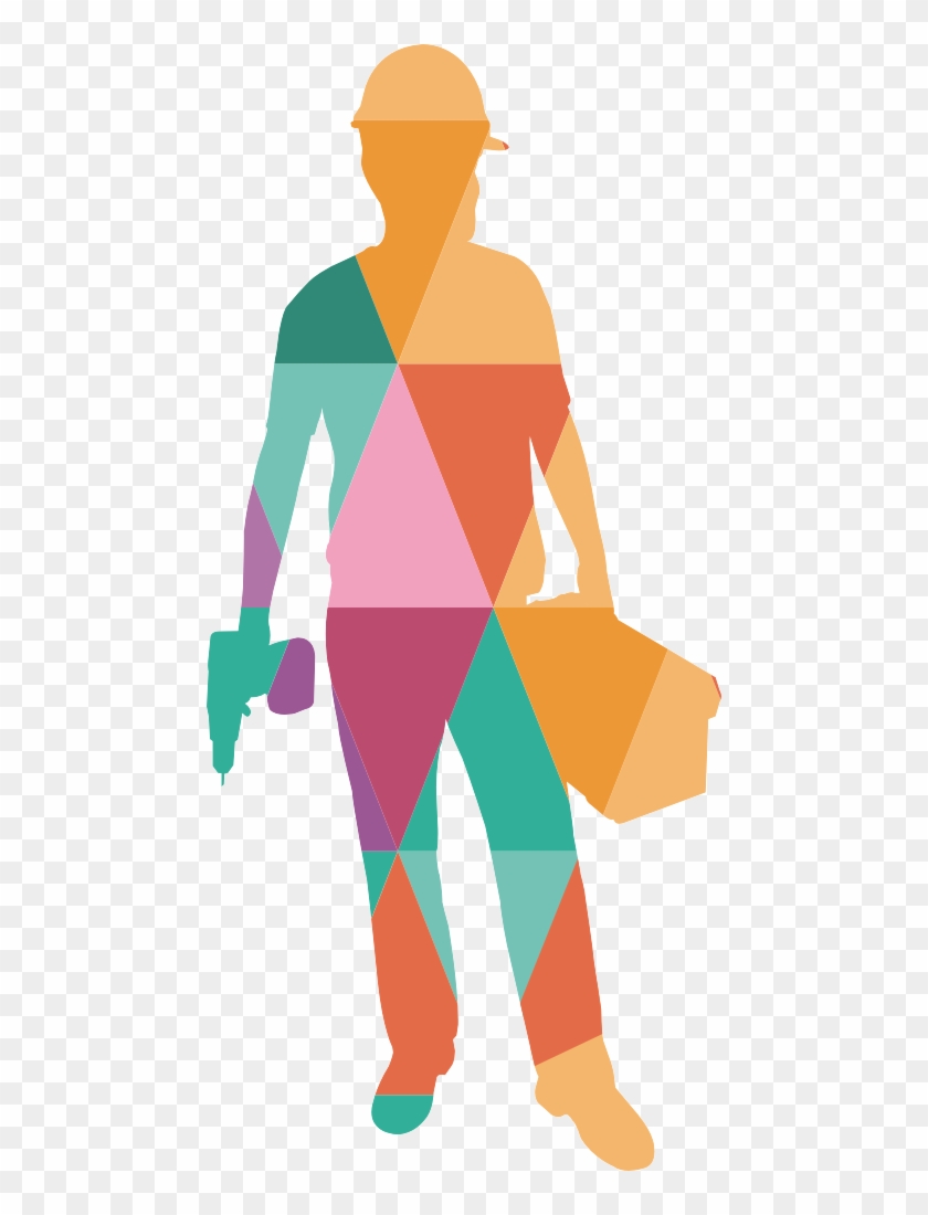 Workers Silhouettes 466*1020 Transprent Png Free Download - Workers Silhouettes 466*1020 Transprent Png Free Download #801150