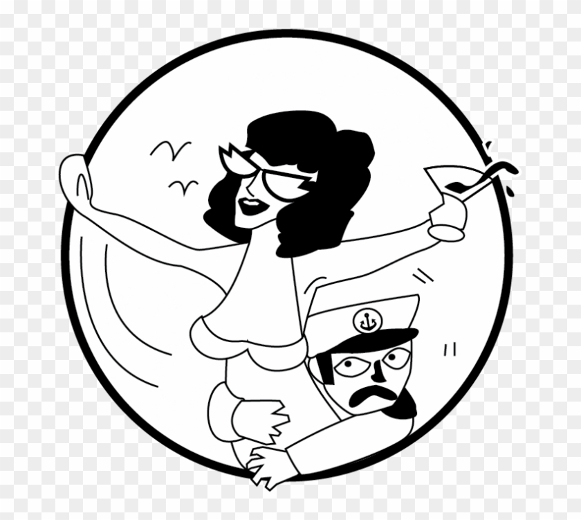 Freelance Work Waterslide Bar Cocktail Characters - Cartoon #801161