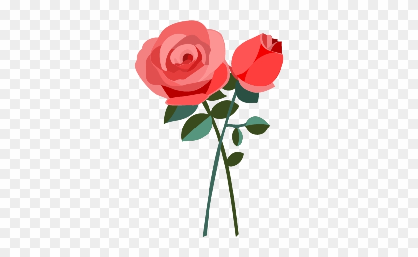 Drawn Red Rose Faded Rose - Illustration #801187