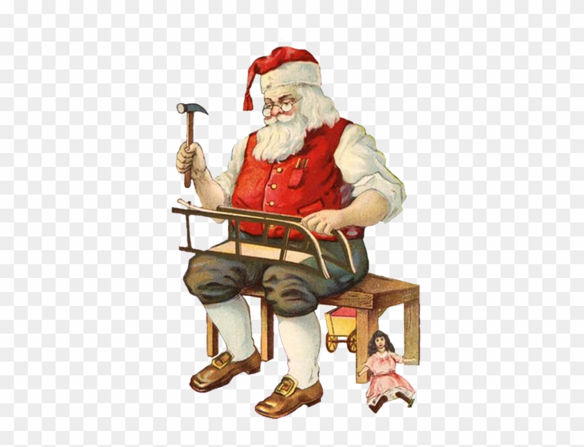 Santa In His Workshop #801265