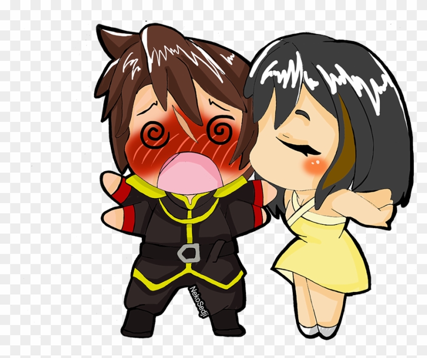 Chibi Squall Et Chibi Linoa By Sedji - Final Fantasy 8 Chibi Png #801268