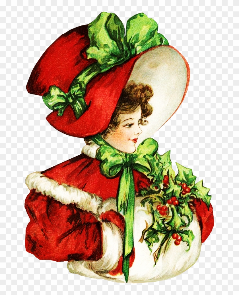 Christmas Clip Art Victorian Victorian - Victorian Christmas Clip Art #801328