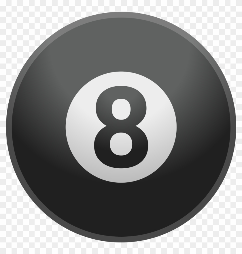 Download Svg Download Png - Boule De Billard Noire #801354