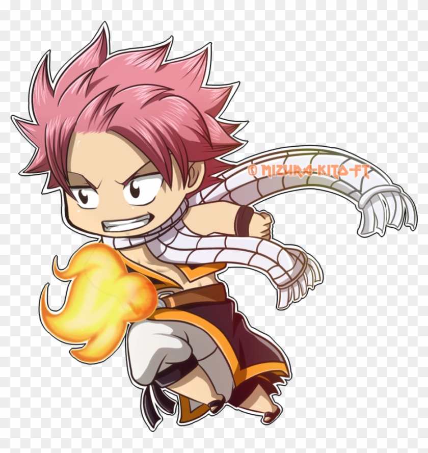 Natsu Chibi By Yuhichu - Natsu Dragneel Chibi Png #801409