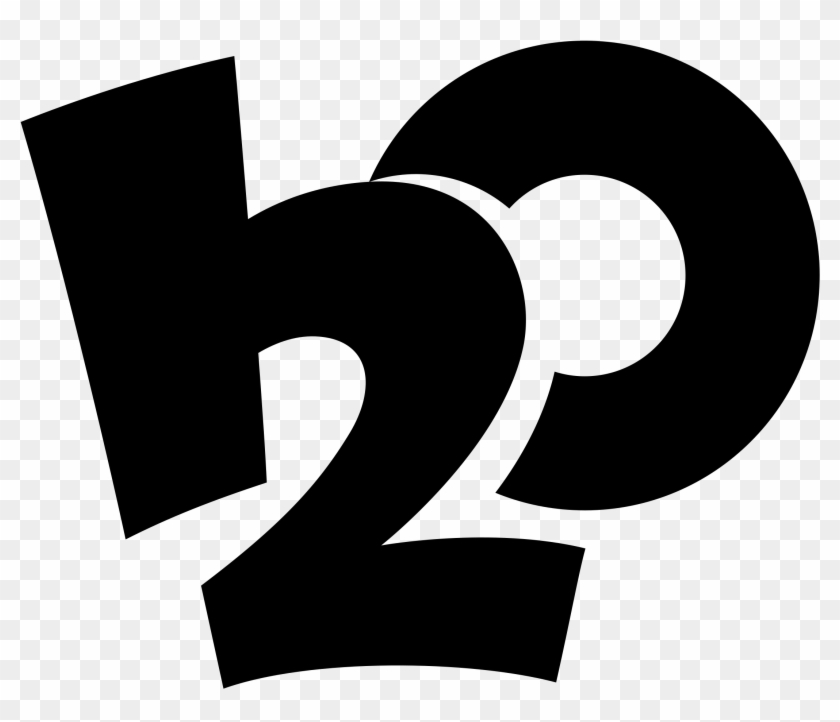 H2o Logo Black And White - H2 Logos #801467