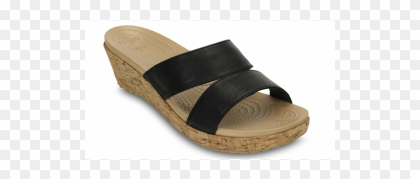 Crocs A-leigh Leather Mini Wedge - Womens Crocs A-leigh Leather Mini Wedge Sandals Shoes #801478