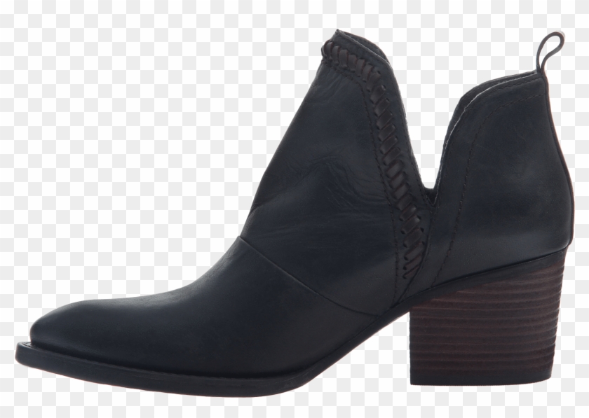 Women's Ankle Bootie The Venture In Black Inside View - Ankle #801540