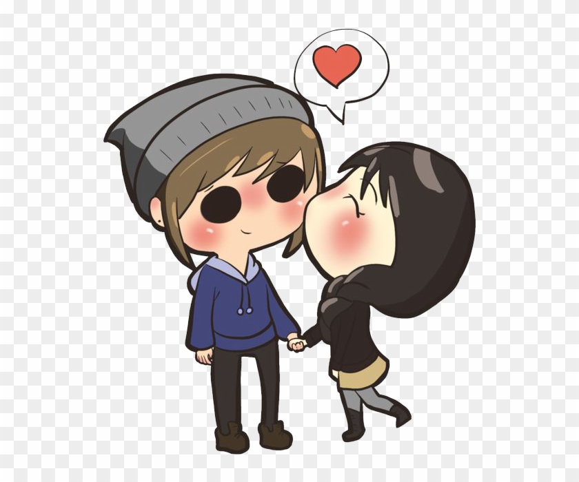 Chibi Png Photos - Cartoon Couple Love Png #801649