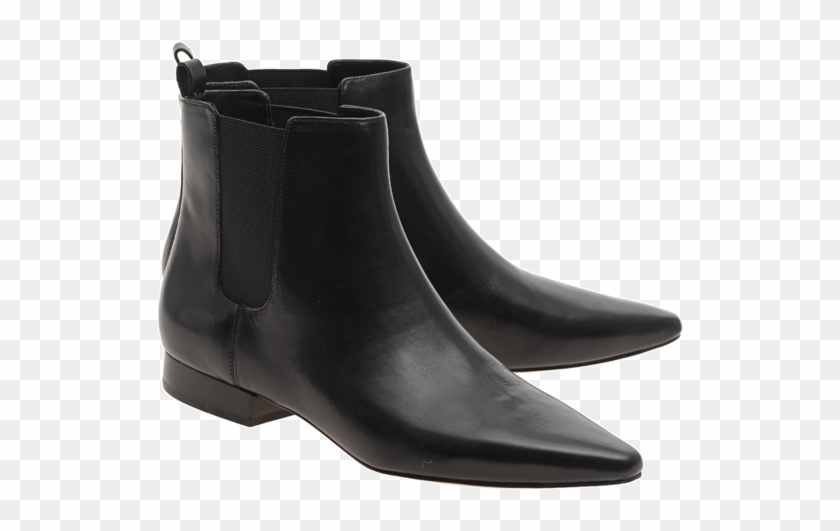 Michael Michael Kors Pierce Flat Black Flat Leather - Michael Kors Flat Ankle Boots #801693